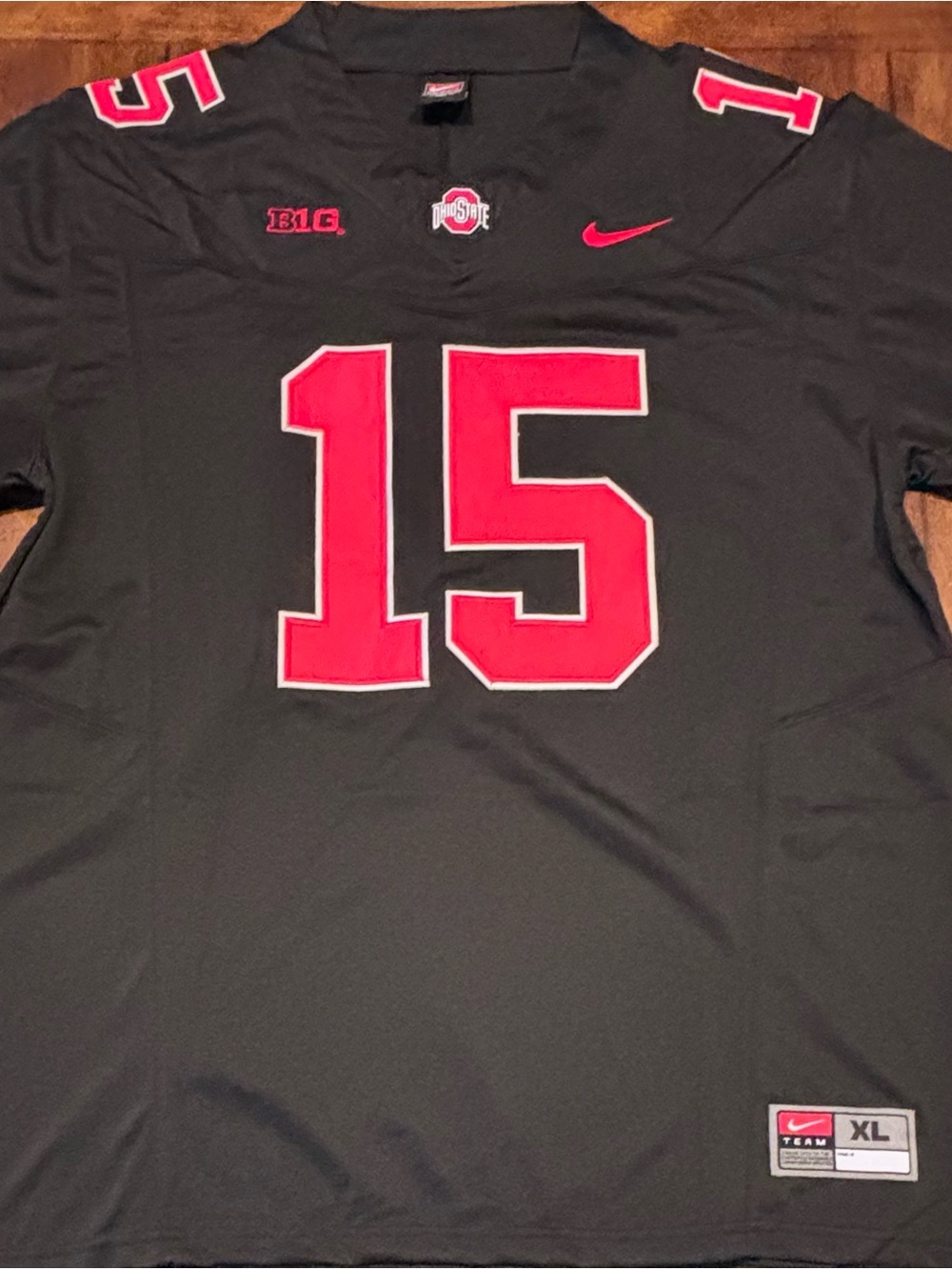 Ohio State Buckeyes Chris Henry Jr. #15 Black Jersey Adult XL NWT